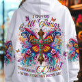 I Can Do All Things Cross Butterfly Women's All Over Print Shirt - Tlno2509243