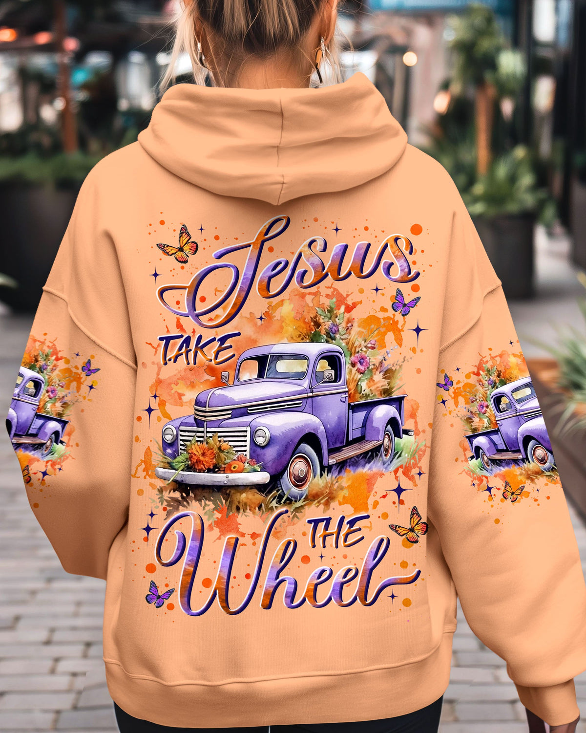 Jesus Take The Wheel Women's All Over Print Shirt - Yhln1109253