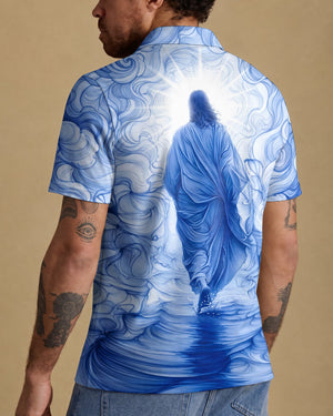 Jesus Walking On Water Men's All Over Print Shirt - Tyqy0307264