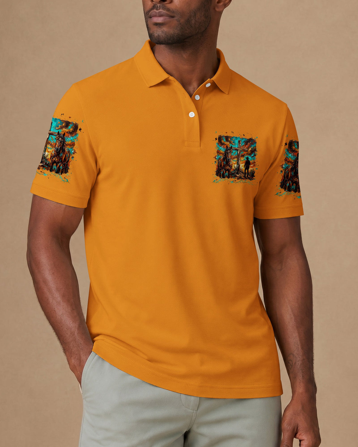 Blessed By God Loved By Jesus Men's All Over Print Shirt - Tyln2306262