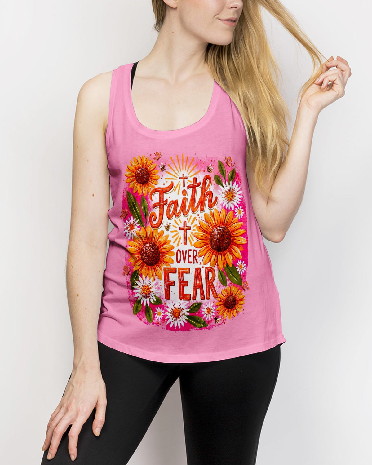 Faith Over Fear Women's All Over Print Shirt - Tyln1707262
