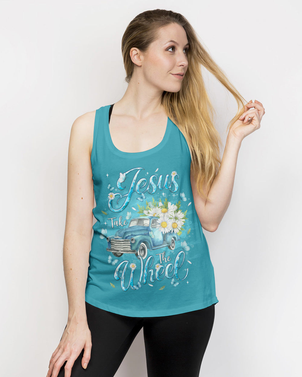 Jesus Take The Wheel Truck  Women's All Over Print Shirt - Tlnt0704261
