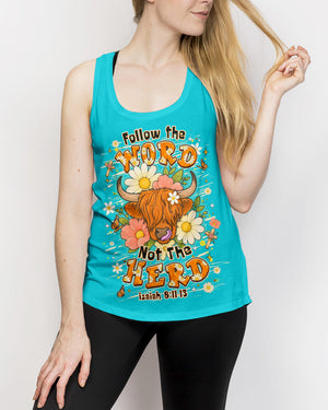 Follow The Word Highland Cow  Women's All Over Print Shirt - Tlhn0707262