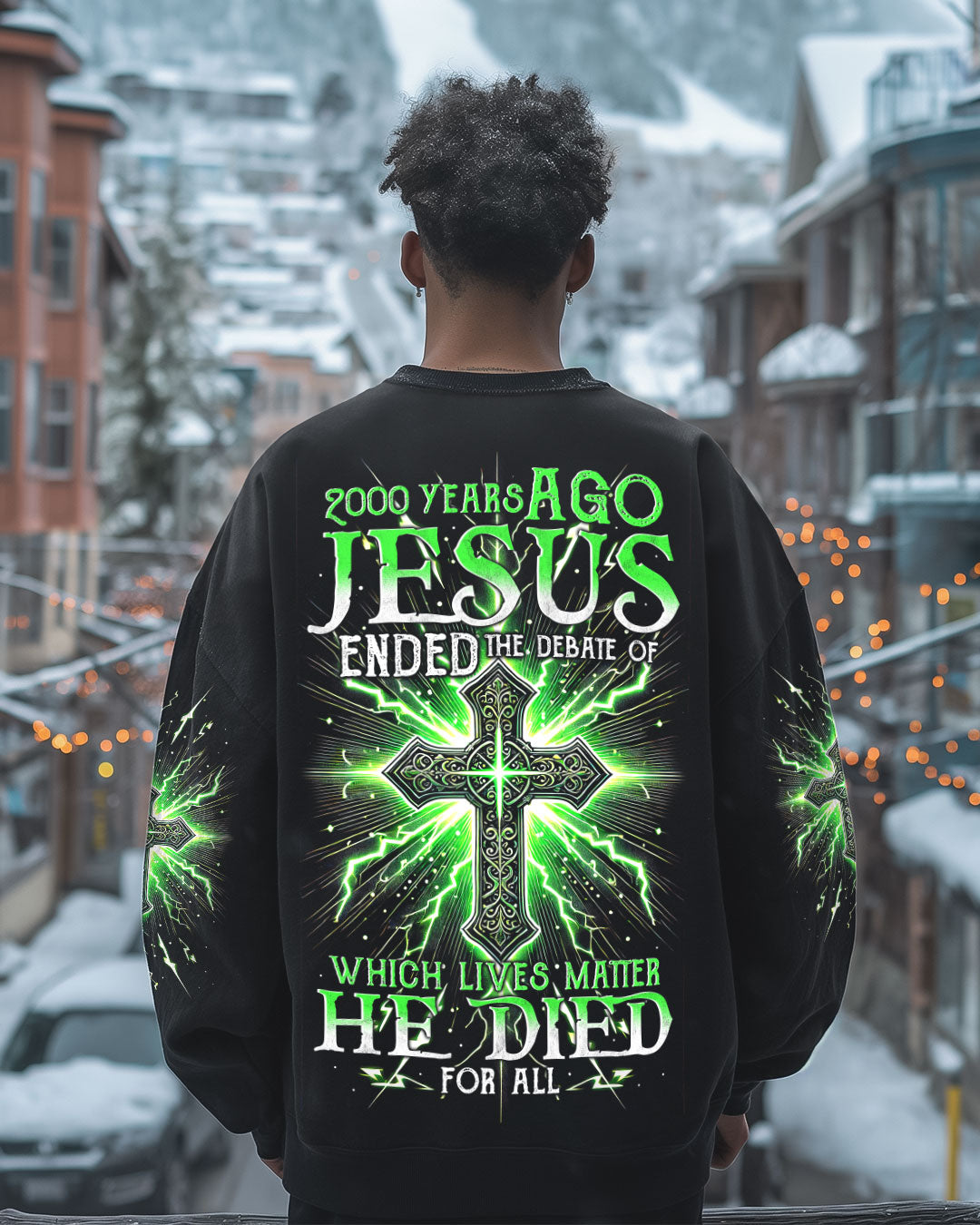 Jesus Ended The Debate Men's All Over Print Shirt - Tytm1610242