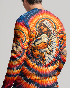 God And Lamb Swirl Men's All Over Print Shirt - Tlhn0503261