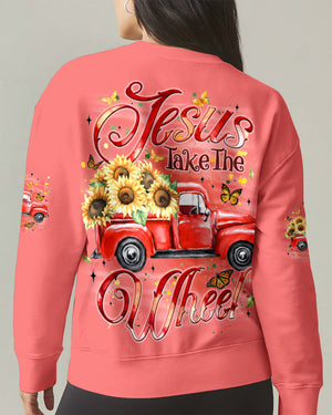 Jesus Take The Wheel Women's All Over Print Shirt - Tyqy1704262