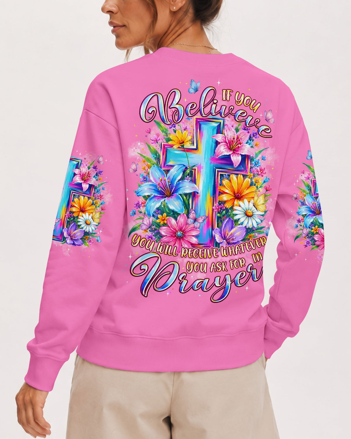 If You Believe Women's All Over Print Shirt - Typq0408261