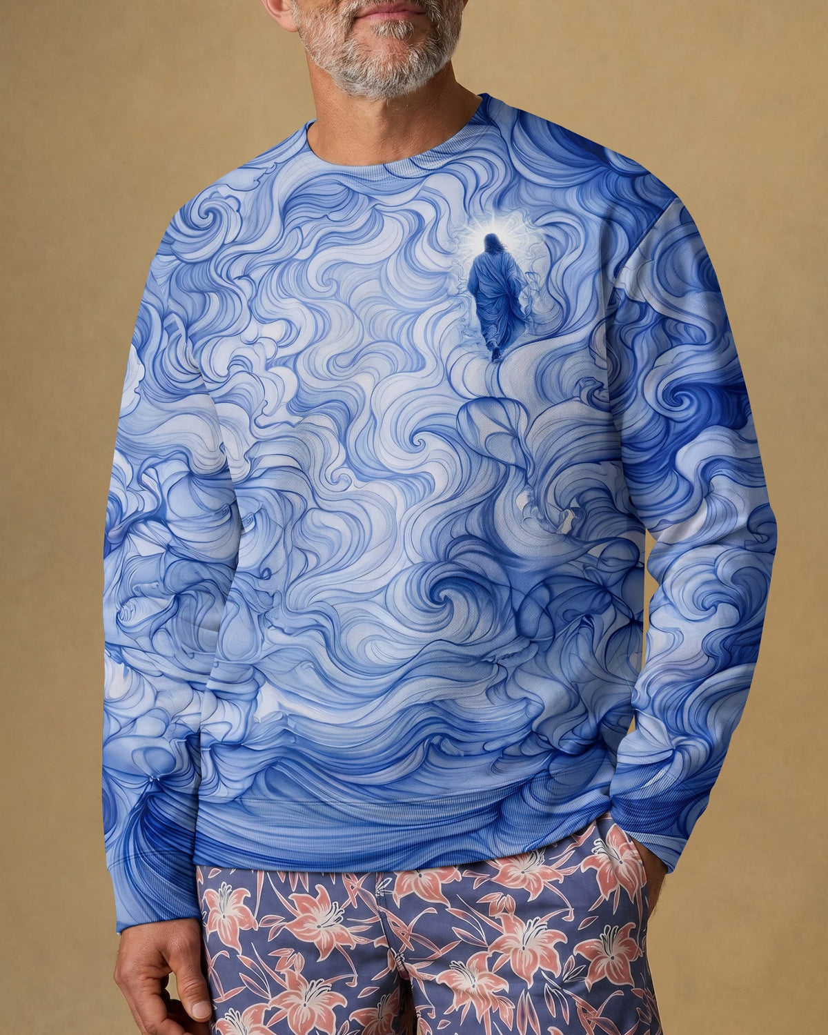 Jesus Walking On Water Men's All Over Print Shirt - Tyqy0307264