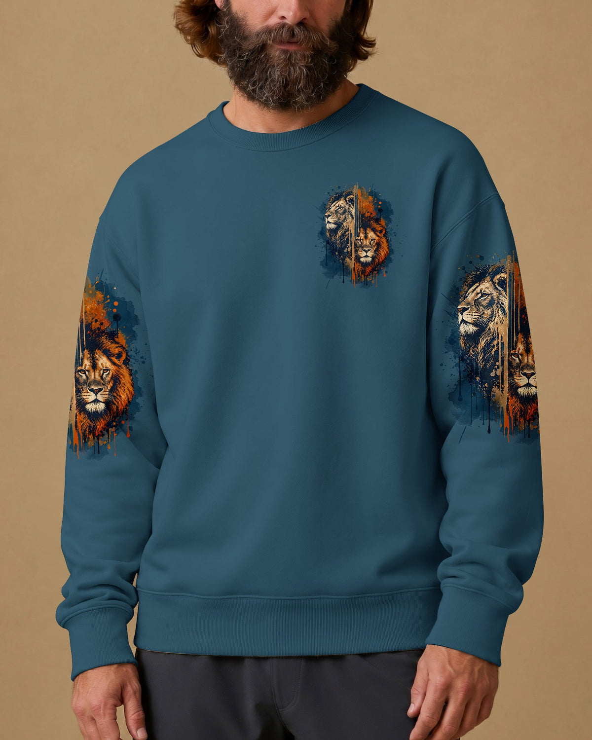 Blessed By God Lion Men's All Over Print - Typq0607264