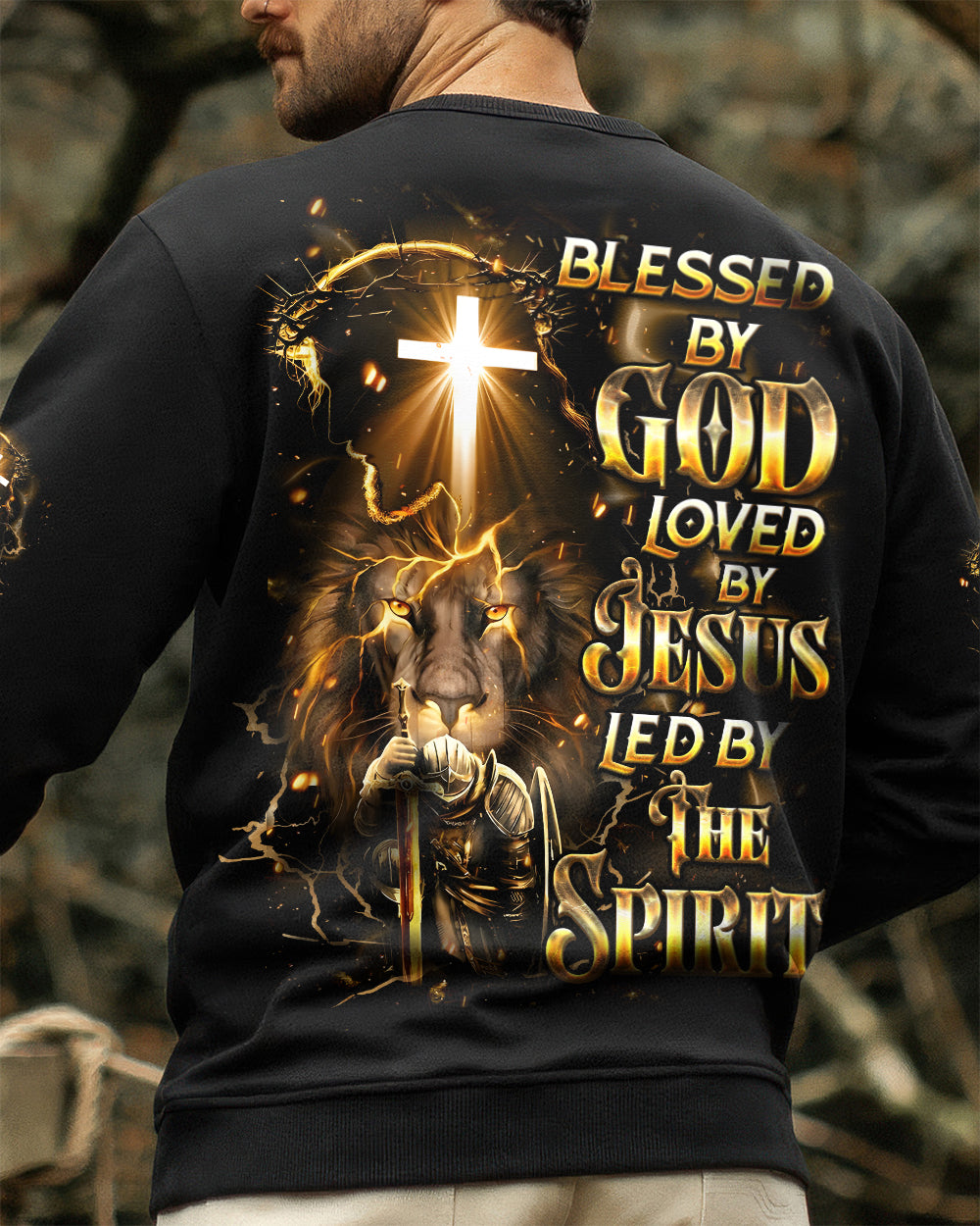 Led By The Spirit Men's All Over Print Shirt - Tyqy2502263
