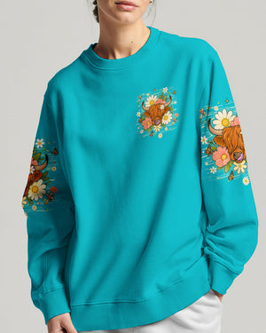 Follow The Word Highland Cow  Women's All Over Print Shirt - Tlhn0707262