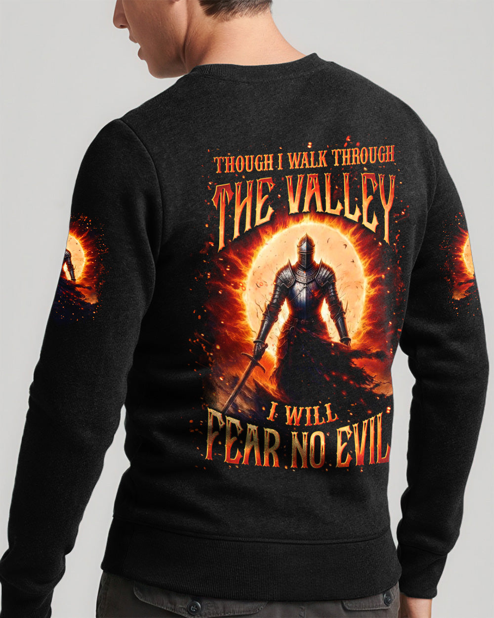 I Will Fear No Evil Warrior Men's All Over Print Shirt - Yhln1002261