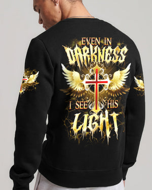 Even In Darkness I See His Light Men's All Over Print Shirt - Tytd0902263