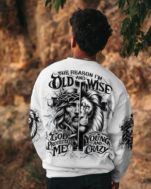 The Reason I’m Old And Wise Lion Men's All Over Print Shirt - Tlno0602261