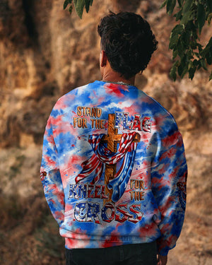 Stand For The Flag Kneel For The Cross Men's All Over Print Shirt  - Tlhg0306263