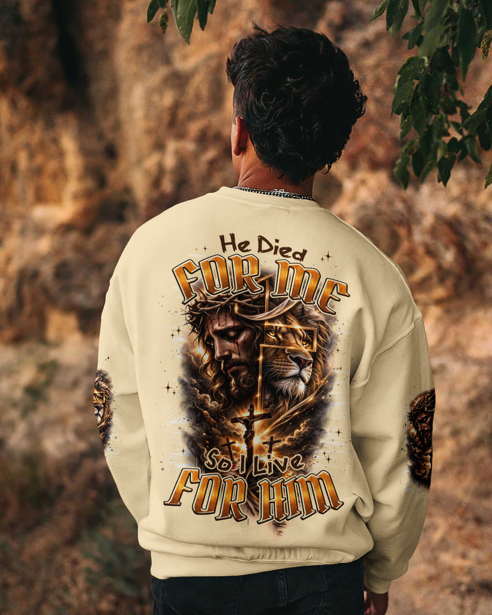 He Died For Me So I Live For Him Men's All Over Print Shirt - Typq1703261