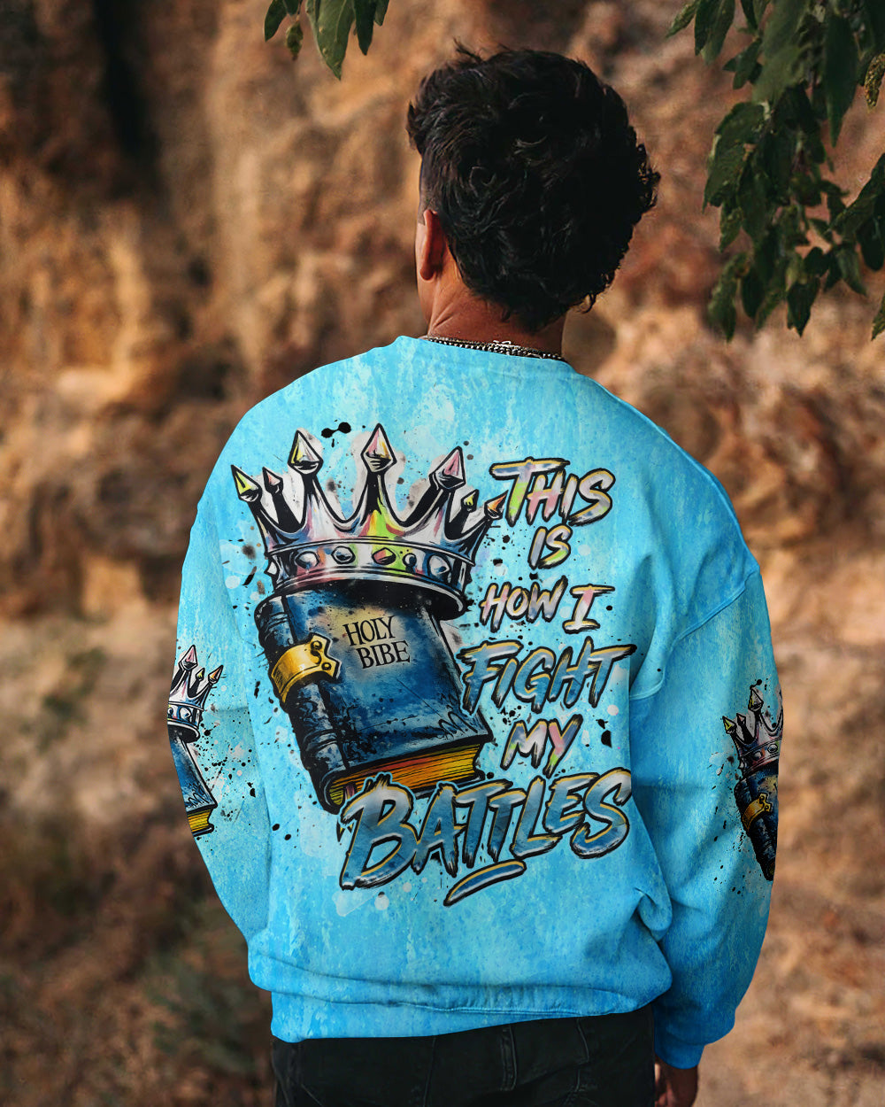 This Is How I Fight My Battles Men's All Over Print Shirt  - Tlhn2804263