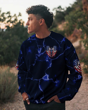 One Nation Under God Cross Wings  Men's All Over Print Shirt   - Tlhg1703261