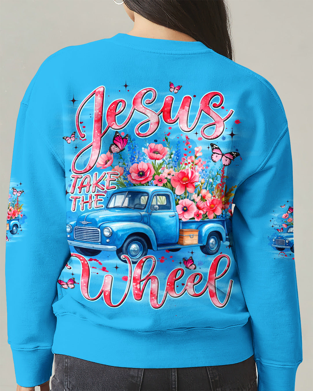 Jesus Take The Wheel Women's All Over Print Shirt - Tyqy2004261