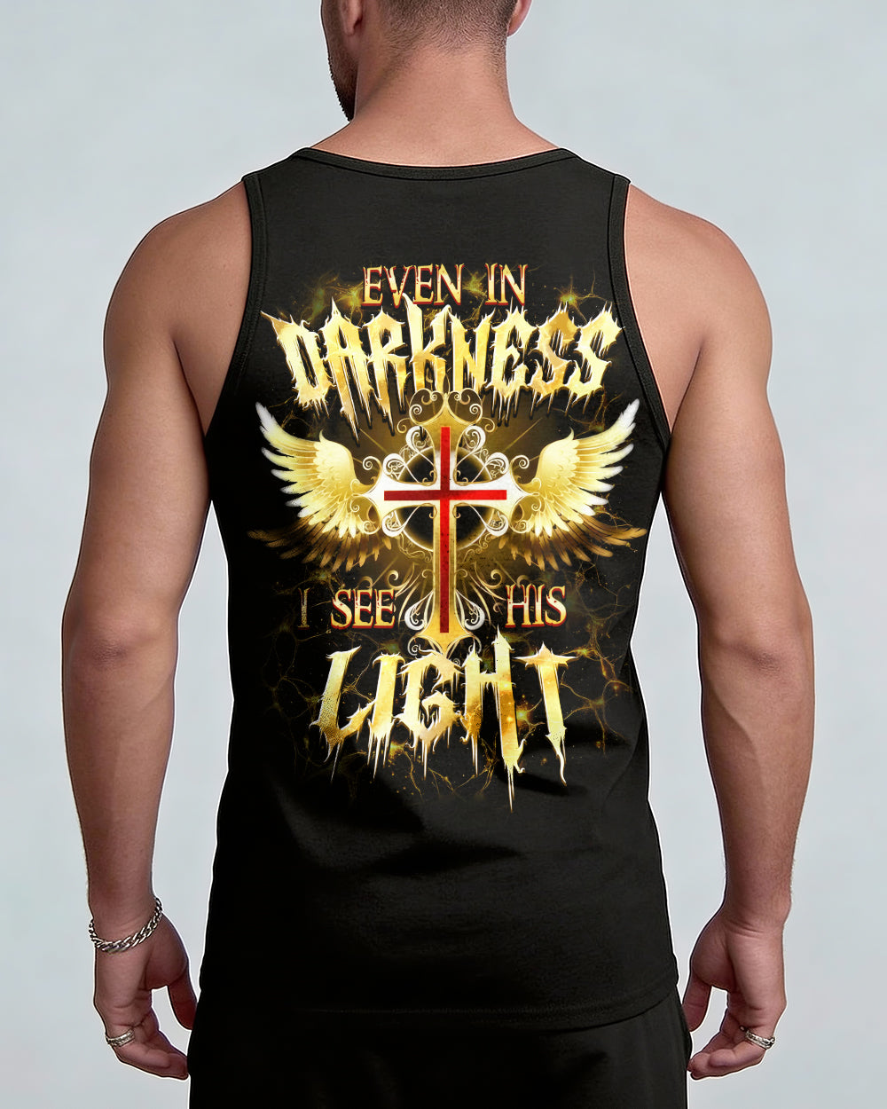 Even In Darkness I See His Light Men's All Over Print Shirt - Tytd0902263