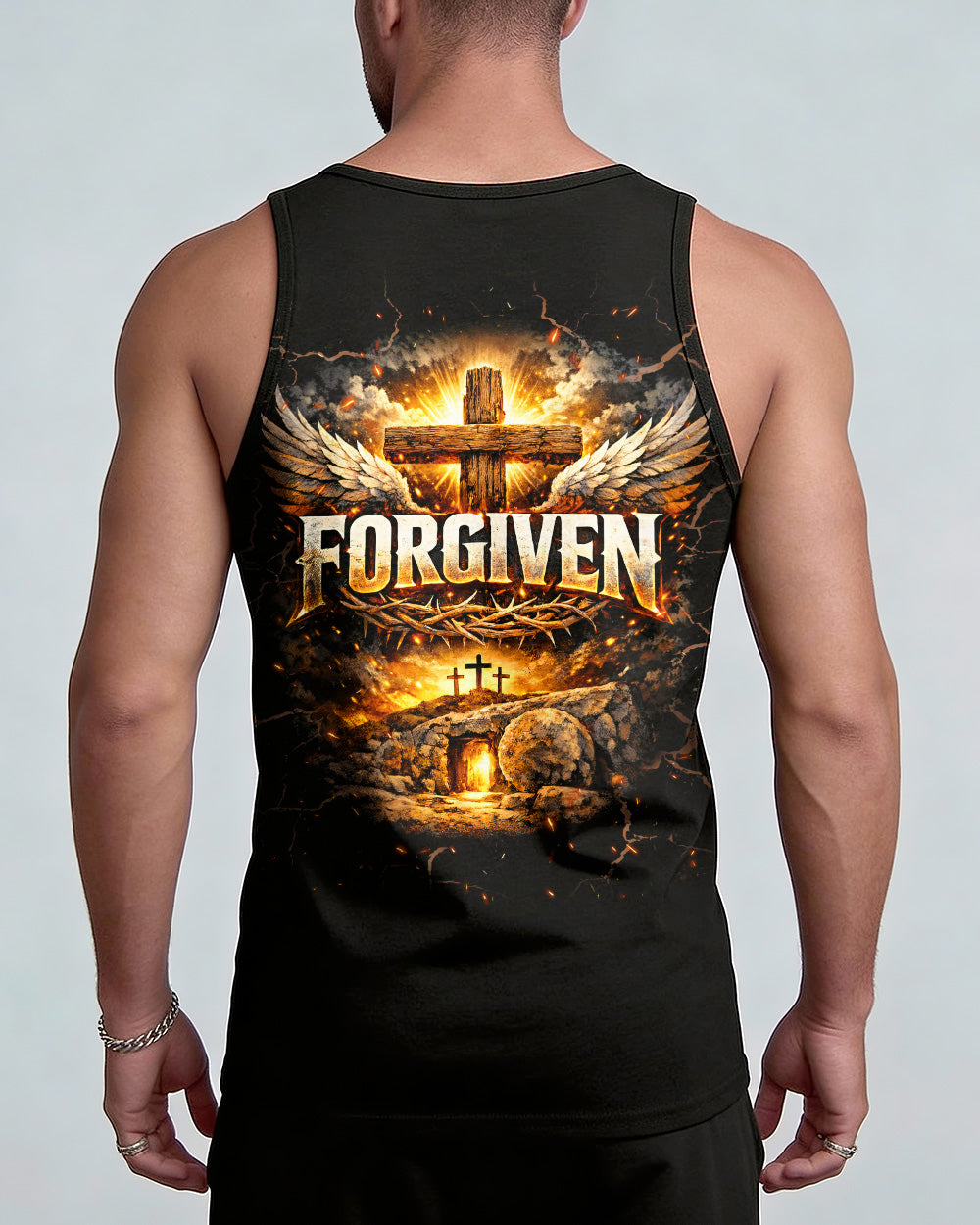Forgiven Wings Men's All Over Print Shirt -   Tlnt0503262
