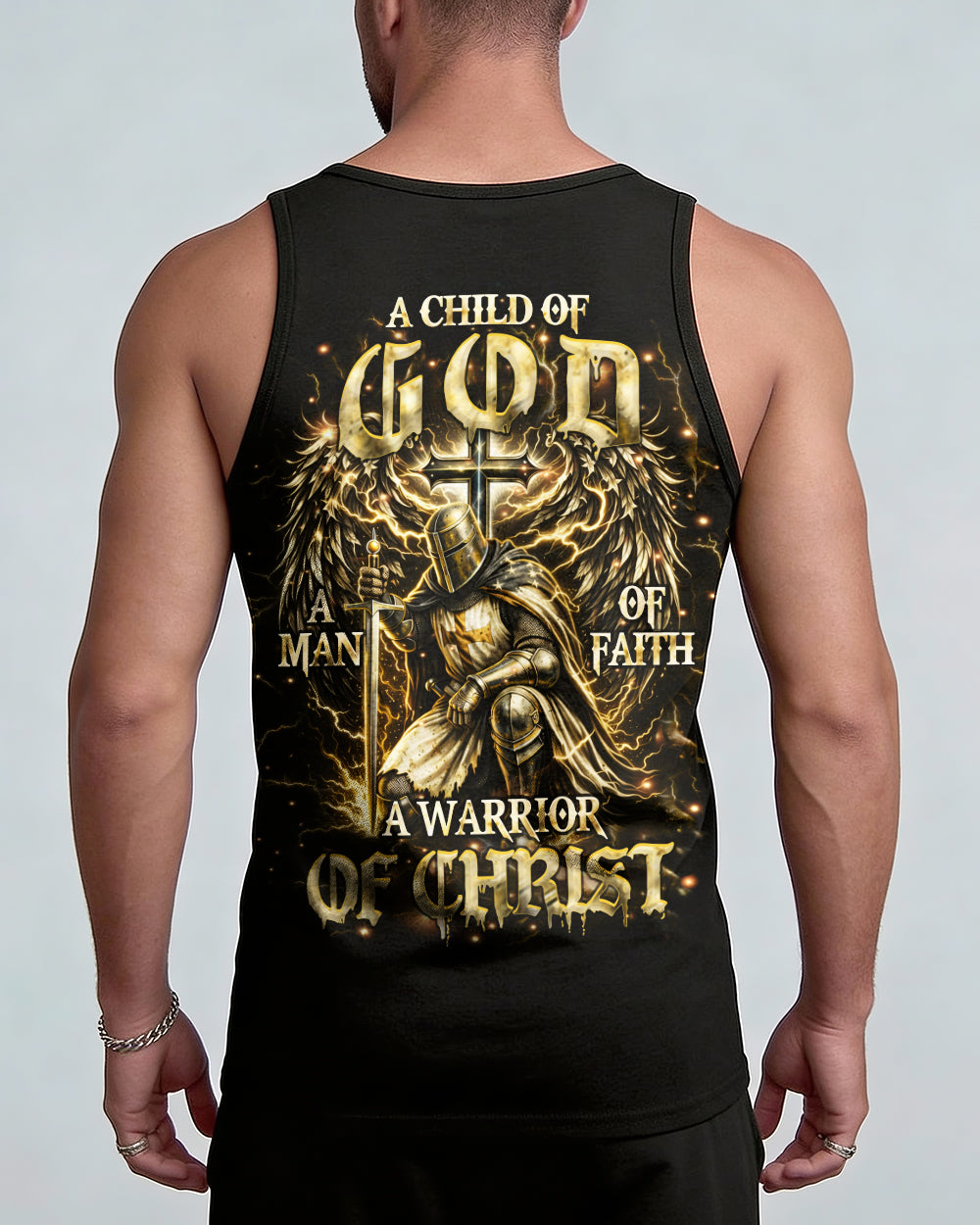 A Warrior Of Christ Wings Men's All Over Print Shirt - Tlhn2003261