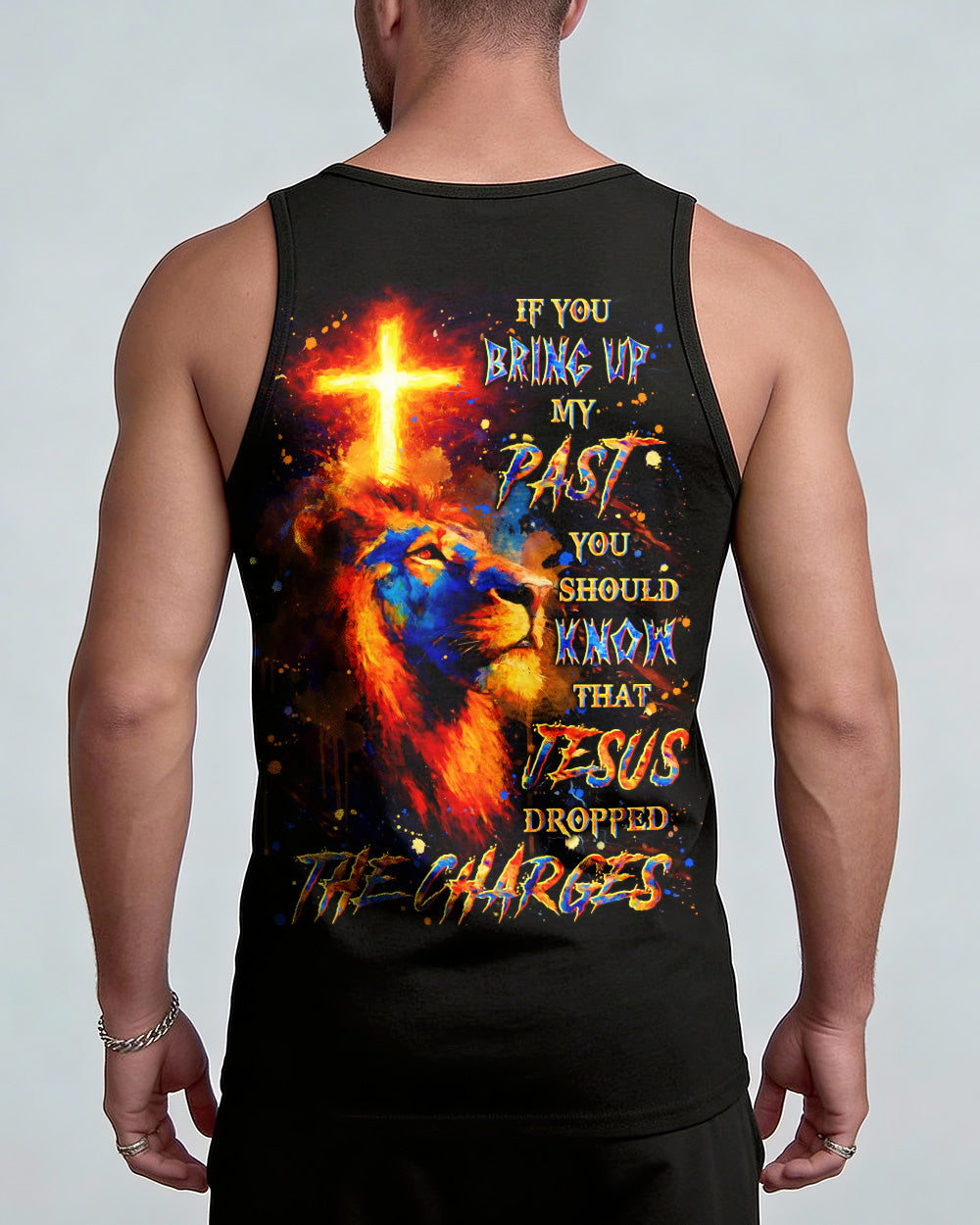 Jesus Dropped The Charges Lion Men's All Over Print Shirt - Yhln110262