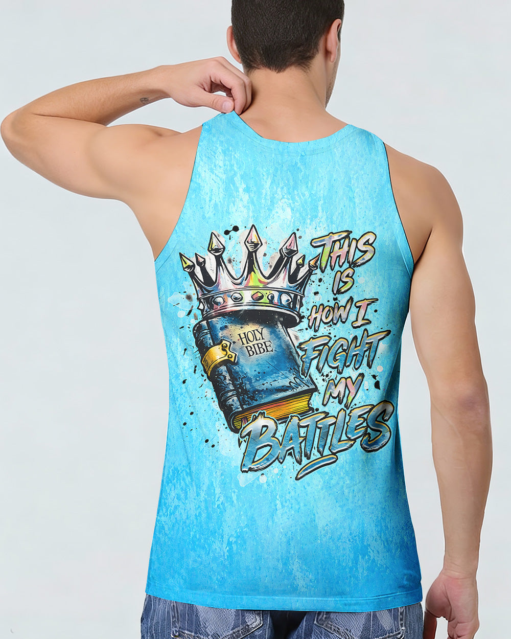 This Is How I Fight My Battles Men's All Over Print Shirt  - Tlhn2804263