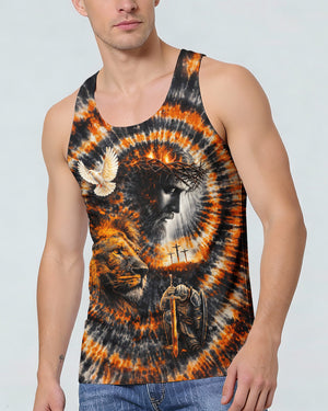 Lion Jesus Swirl  Men's All Over Print Shirt  - Tlnt0502262