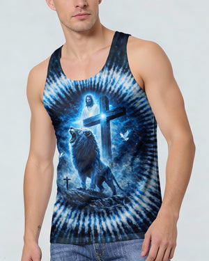 Jesus Dropped The Charges Lion Swirl Men's All Over Print Shirt - Tlno2702261