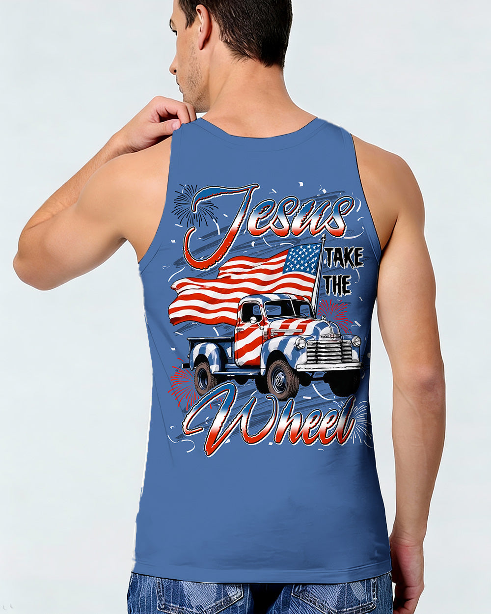 Jesus Take The Wheel Men's All Over Print Shirt - Tyln0206261