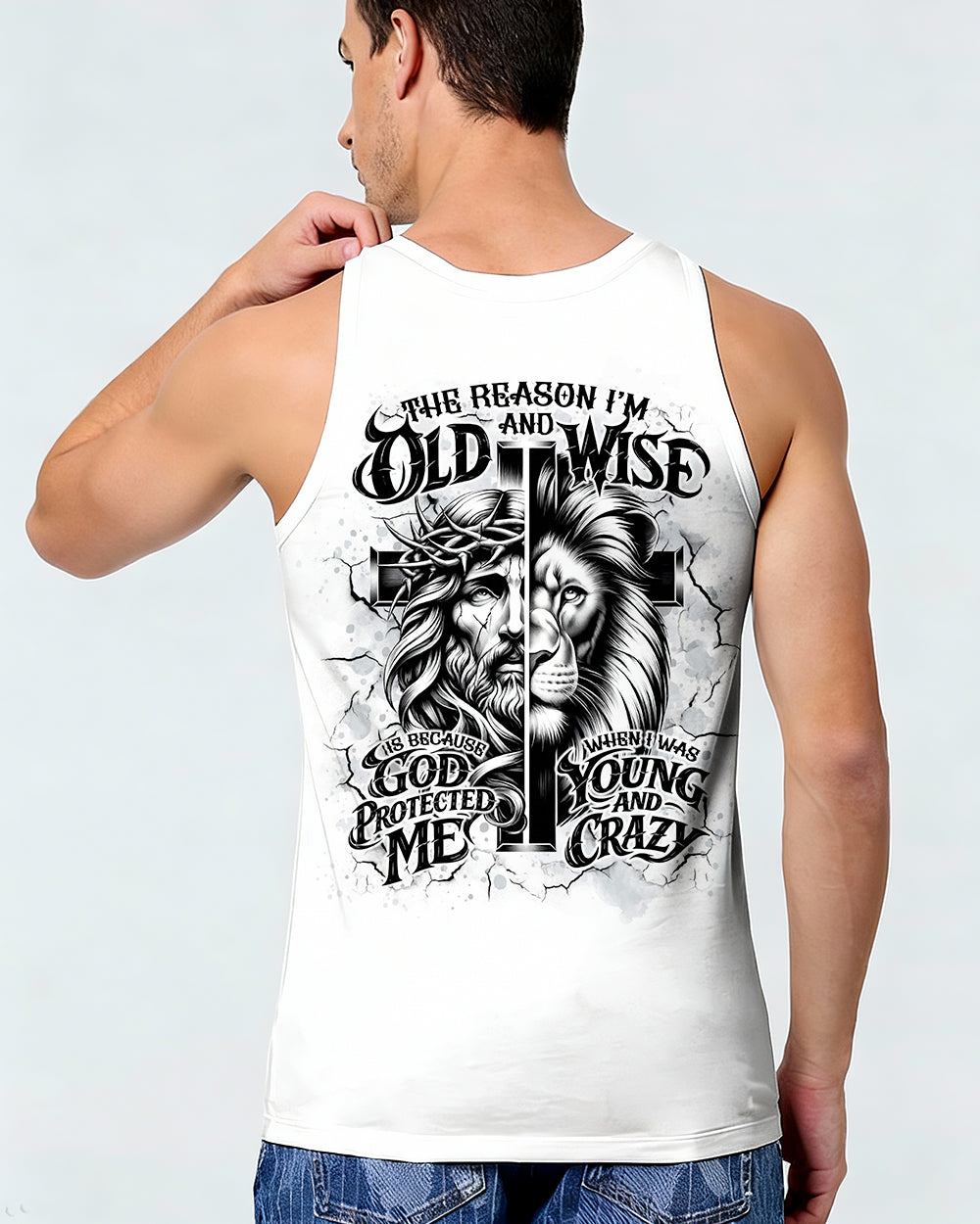 The Reason I’m Old And Wise Lion Men's All Over Print Shirt - Tlno0602261