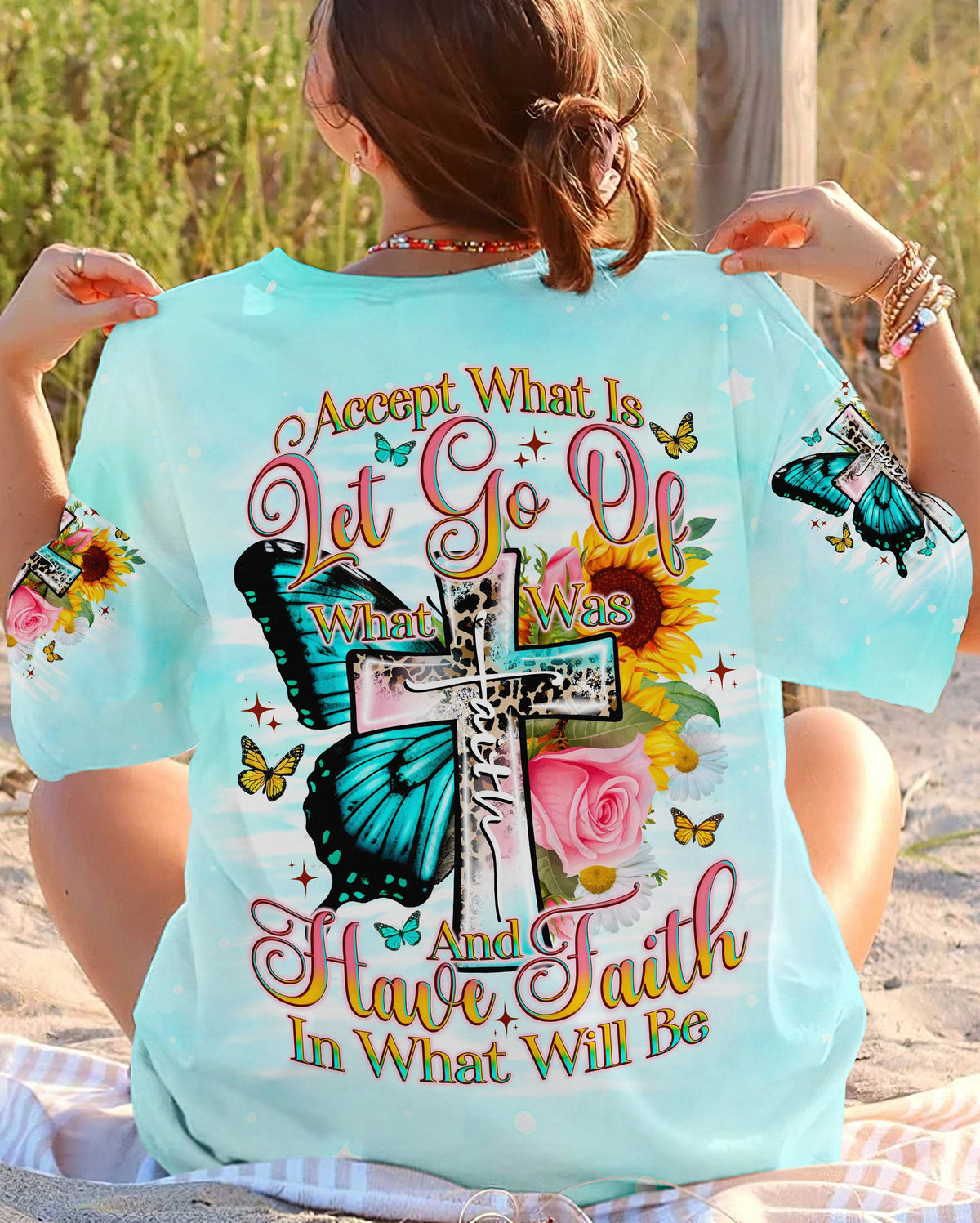 Accept What Is Let Go Of What Was Women's All Over Print Shirt - Tlno0905244
