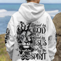 Blessed By God Lion Women's All Over Print Shirt - Typq1701262