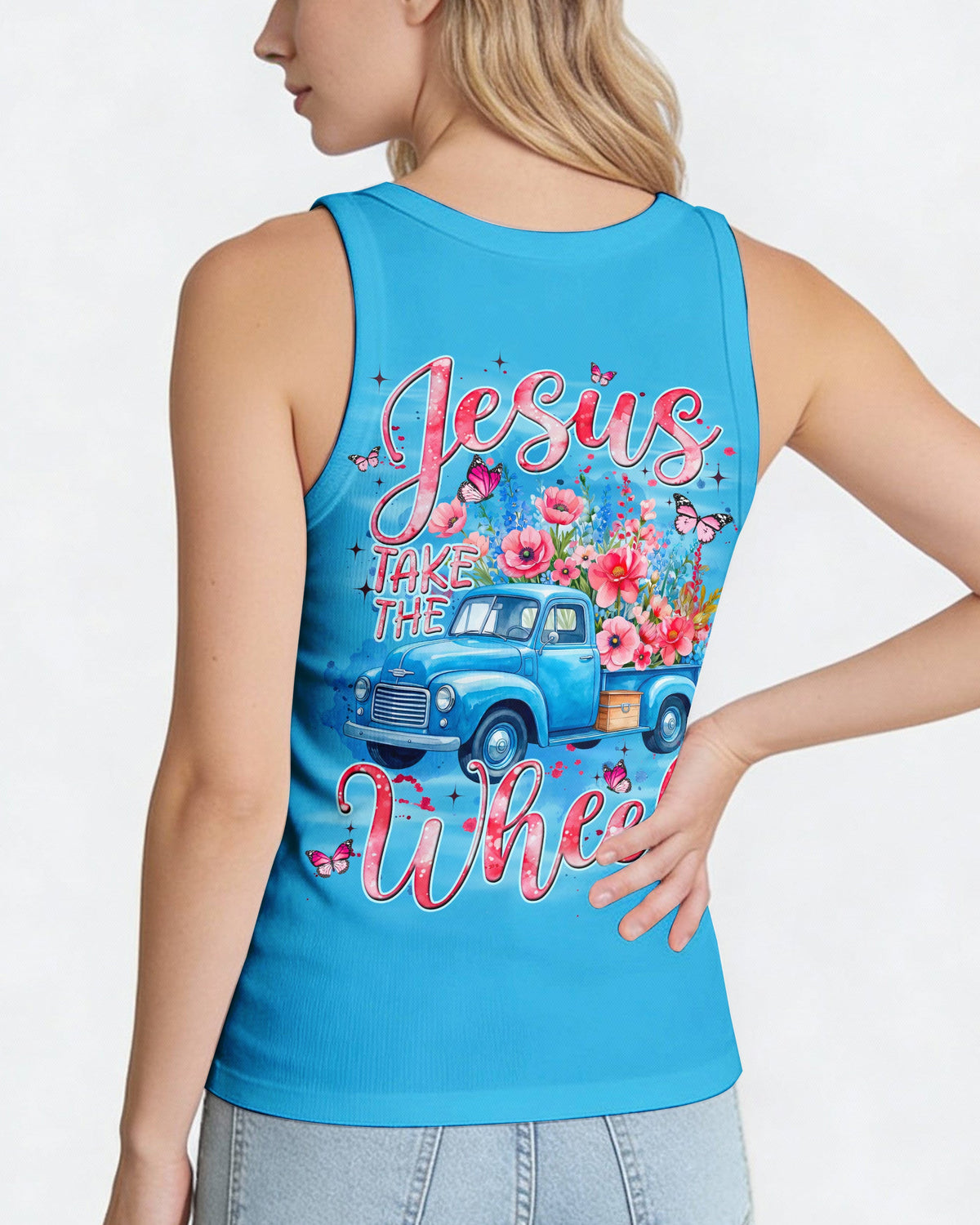 Jesus Take The Wheel Women's All Over Print Shirt - Tyqy2004261