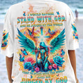 I Would Rather Stand With God Warrior Women's All Over Print Shirt - Tlpq0204243