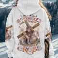 Not All Superheroes Wear Capes Mine Wore A Cross Women's All Over Print Shirt  - Tlpq0211242