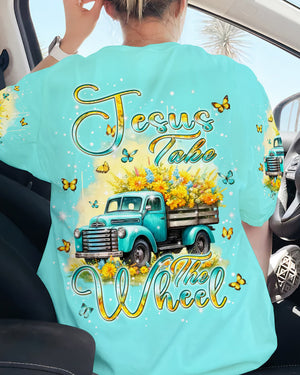 Jesus Take The Wheel Women's All Over Print Shirt - Tlpq0405242