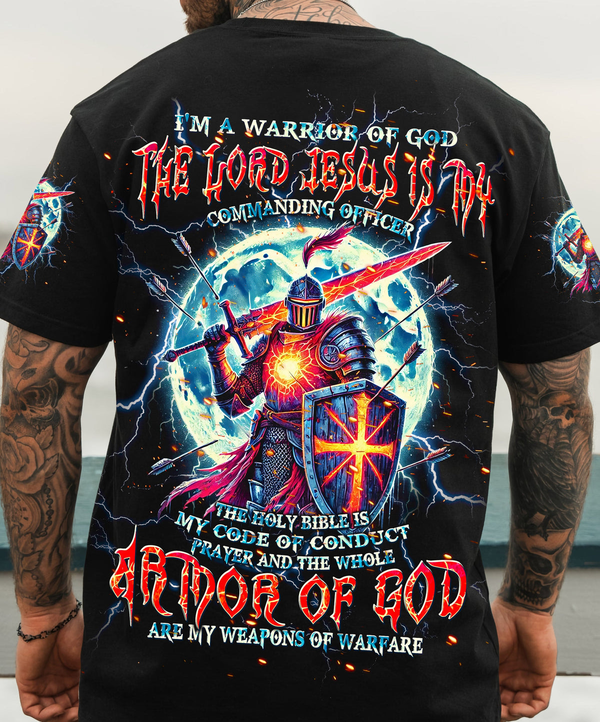 I'm A Warrior Of God Men's All Over Print Shirt - Tlpq1507241