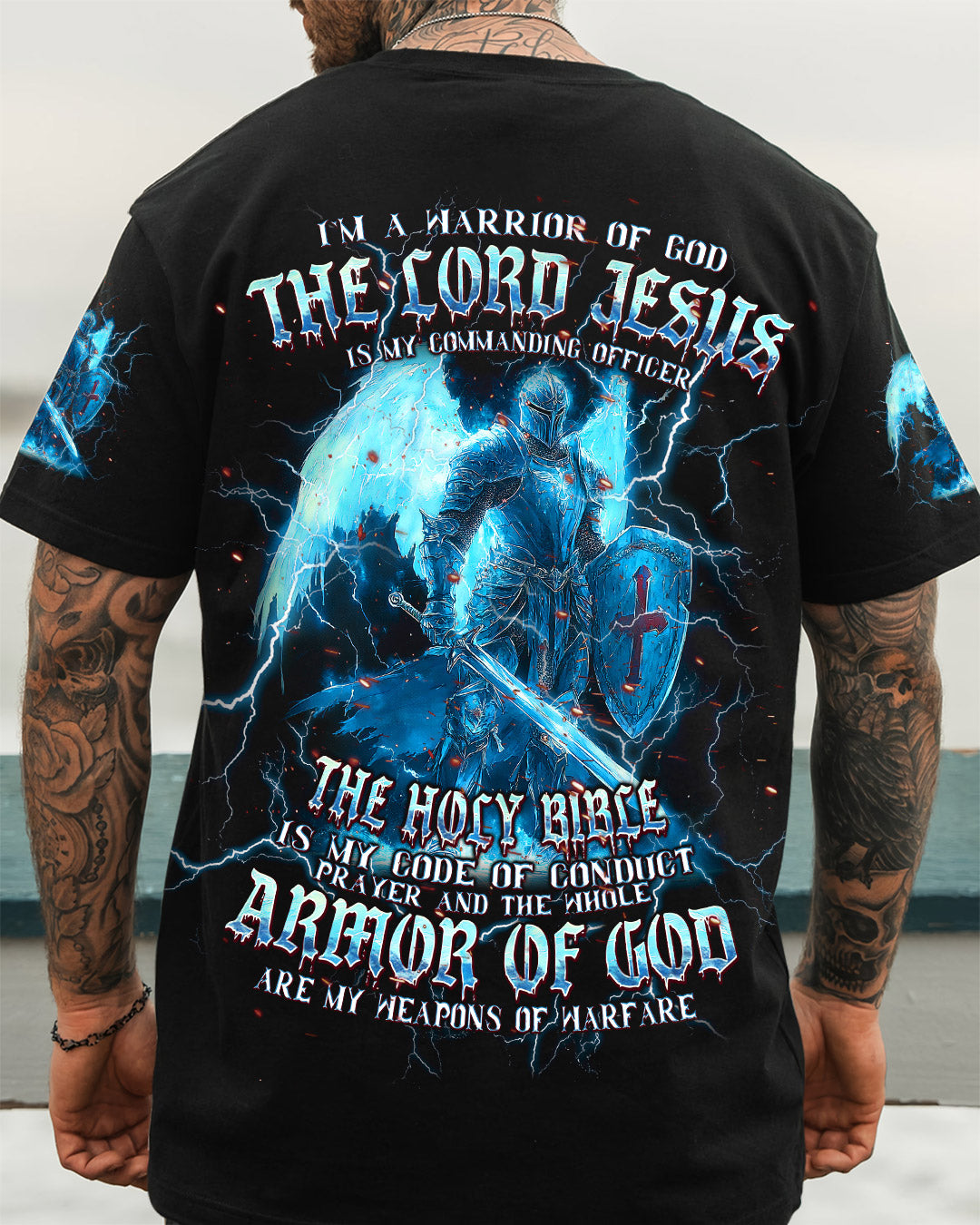 I'm A Warrior Of God Men's All Over Print Shirt - Tlpq1908241
