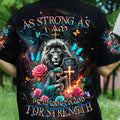 I Still Look To God For Strength Lion Warrior Women's All Over Print Shirt - Tlpq2204244
