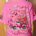 Jesus Take The Wheel Women's All Over Print Shirt - Tlpq2207241