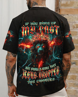 Jesus Dropped The Charges Lion Men's All Over Print Shirt - Tlpq3008242