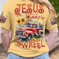 Jesus Take The Wheel Women's All Over Print Shirt - Tytd2307241