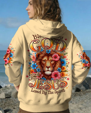 Blessed By God Lion Women's All Over Print Shirt - Typq0403261