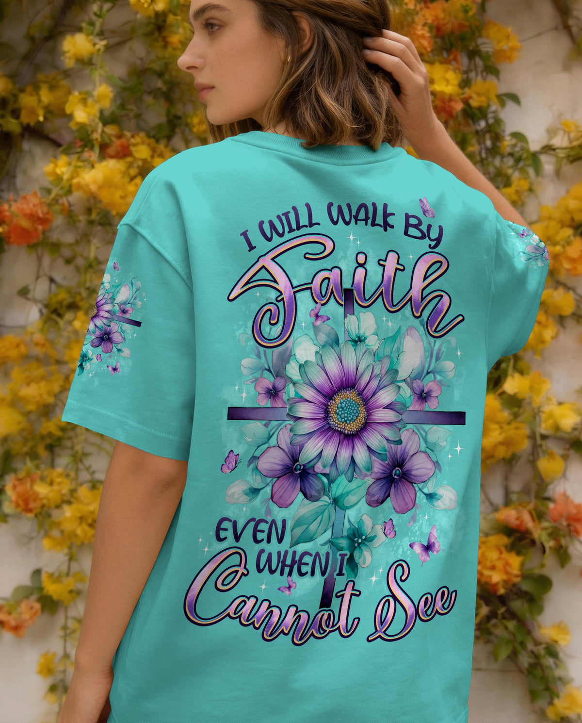 I Will Walk By Faith Women's All Over Print Shirt - Typq0503262