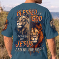 Blessed By God Lion Men's All Over Print - Typq0607264
