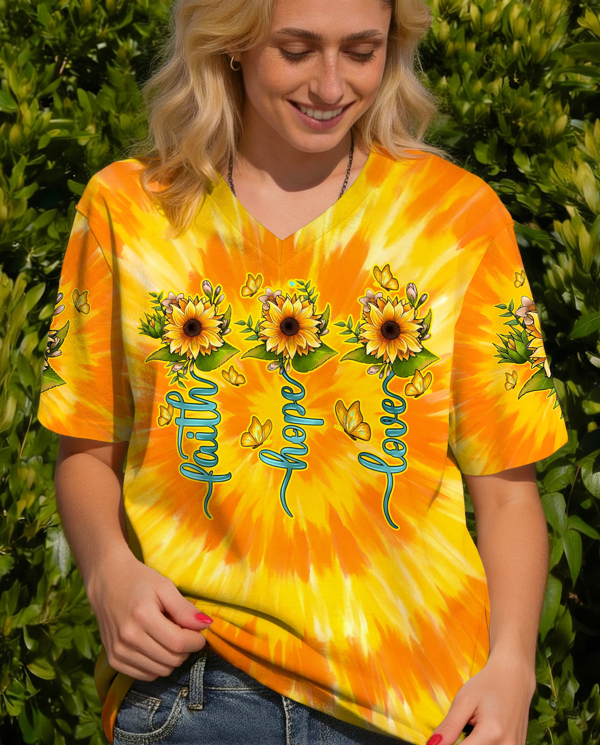 Faith Hope Love Women's All Over Print Shirt - Typq1105262
