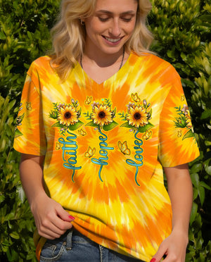 Faith Hope Love Women's All Over Print Shirt - Typq1105262