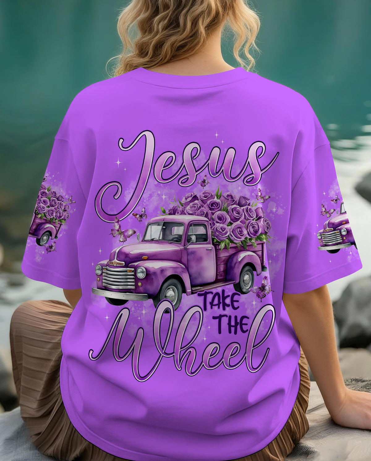 Jesus Take The Wheel Women's All Over Print Shirt - Typq1512252